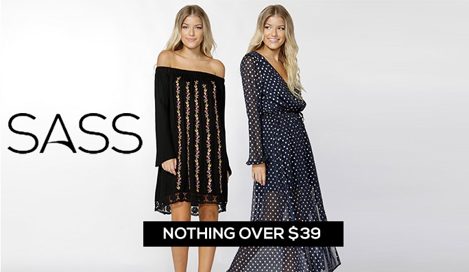 SASS Clothing NOTHING OVER $39