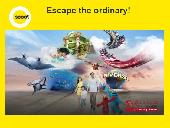 Scoot to Singapore from $109 for a thrilling good time!