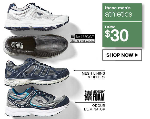 You’ll love these: Men’s Athletics $30