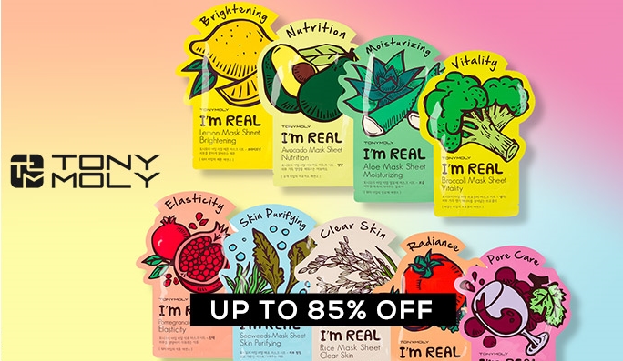 Tony Moly, The Face Shop & More UP TO 85% OFF