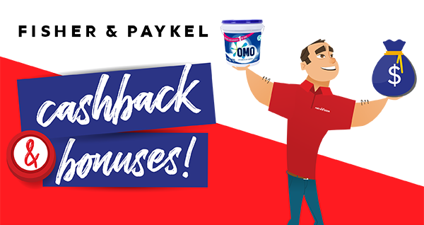 Fisher & Paykel Cashbacks & Bonuses – On Now!
