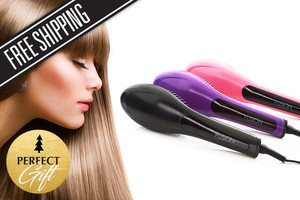 Hair Straightening Brush $29