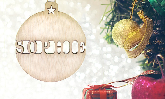 Personalised Christmas Name or Wish List Ornaments: Two ($4), Four ($7) or Six ($10) (Don’t Pay up to $57)