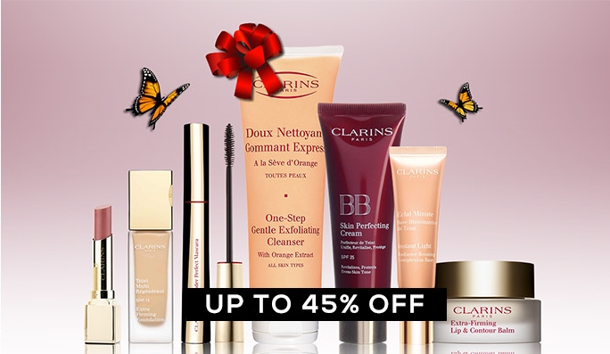 Clarins UP TO 45% OFF RRP