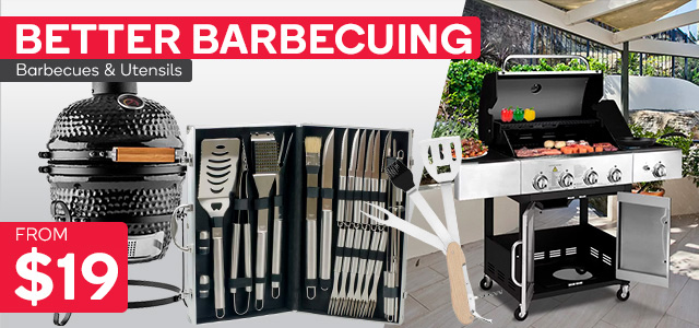 BBQs and Accessories. From $19