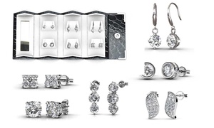 Six-Piece Elegant Earring Set with Crystals from Swarovski®: One ($35)