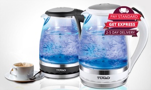 $25 for a Todo 1.5L Cordless LED Glass Kettle with 360° Rotating Base (Don’t Pay $129)