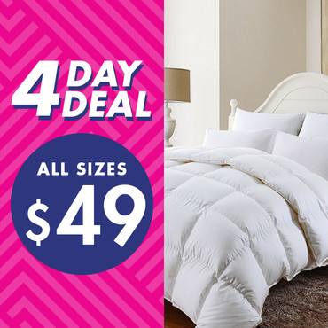 Bamboo Deluxe Quilt | Single to Super King Just $49!