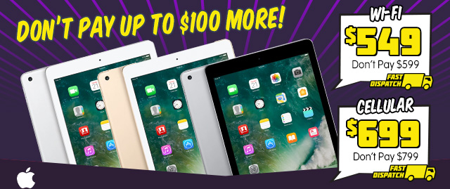 Apple iPad 2017 (128 GB) | Don’t Pay up to $100 More!