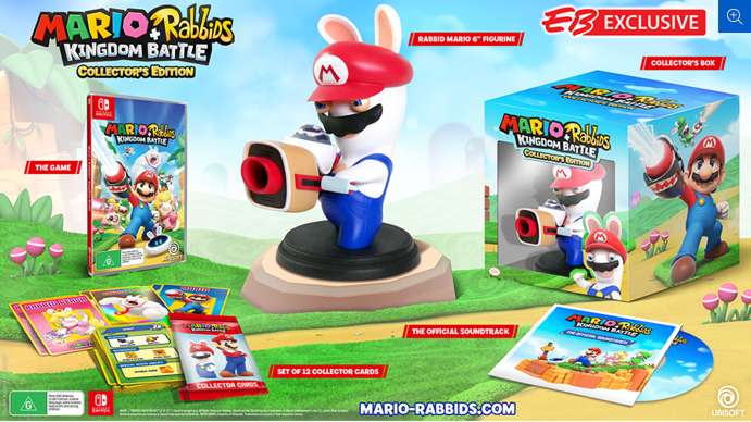 50% OFF Mario + Rabbids Kingdom Battle Collector’s Edition BUY NEW ONLY $69.98 (Was $139.95)