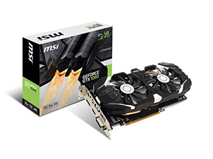 MSI GeForce GTX 1060 3GB OC Graphics Car $319