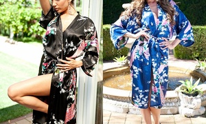 Silk Kimono-Style Long Nightgown: One ($17) or Two ($27) (Don’t Pay up to $119.90)