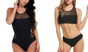 Mesh Swimsuit or Bikini Set: One ($19) or Two ($28) (Don’t Pay up to $199.90)