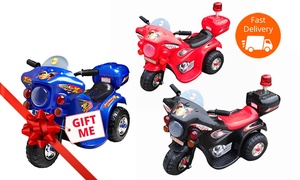 $59 for a Kids’ Highway Patrol Ride-On 6v Motorcycle (Don’t Pay $129.95)