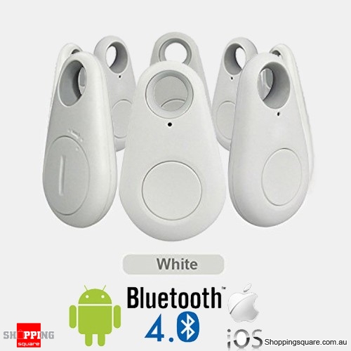 Christmas Madness Clearance | mart Wireless Bluetooth 4.0 Anti Lost GPS Locator Key Finder Tracker White Colour NOW $2.95 Save: $13.00 (82%)
