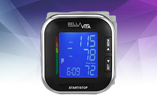 Bella Vita Digital LCD Wrist Blood Pressure Monitor $25