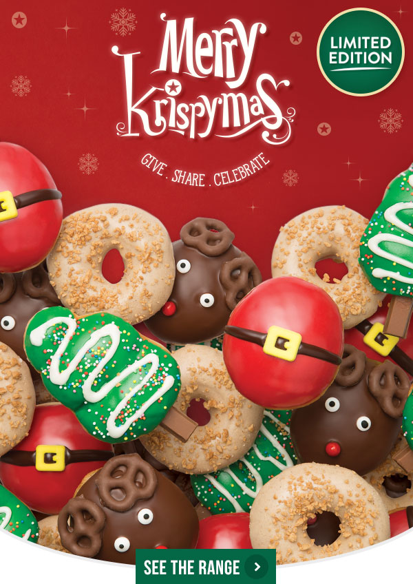 New! Christmas doughnuts available now!