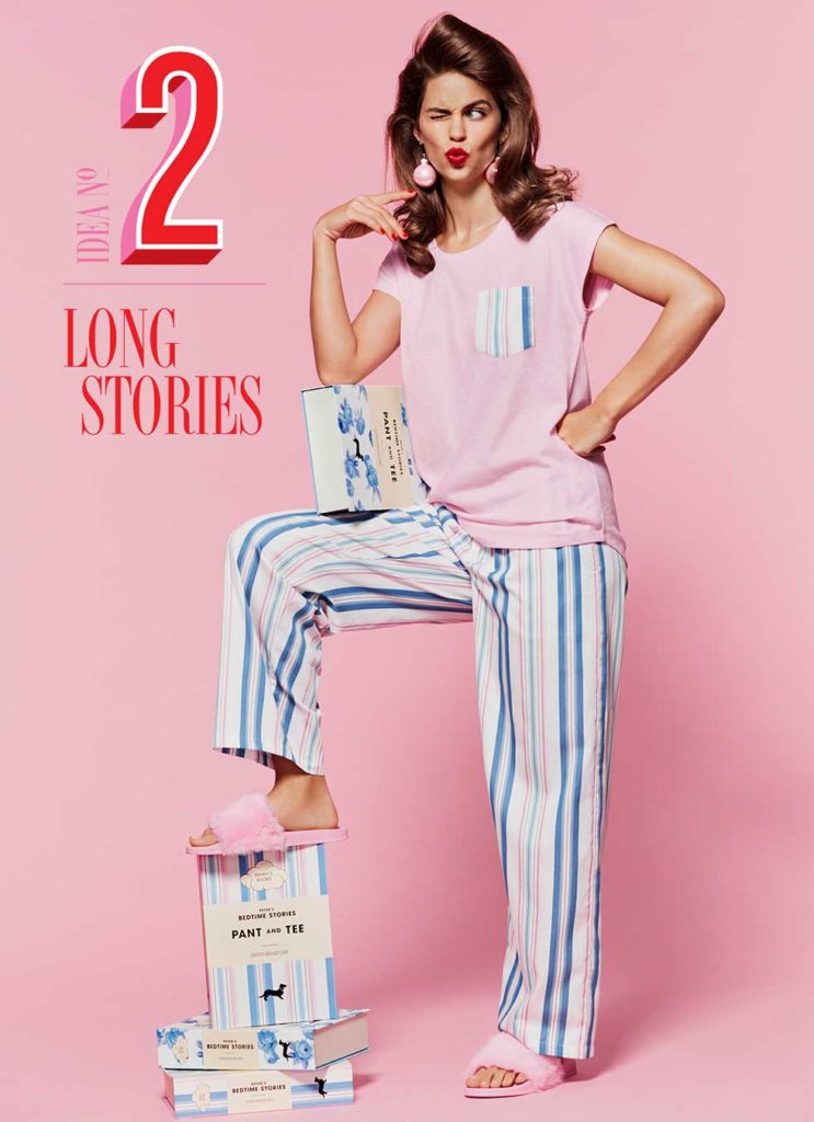 30 Years… 30 Big Xmas Ideas | BEDTIME STORIES STRIPE PANT AND TEE SET only $99.95