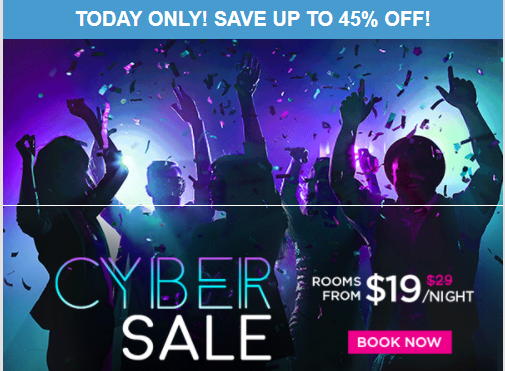 Our Cyber Monday Sale Is STILL Happening // Snag Rooms From As Low As $19/Night!