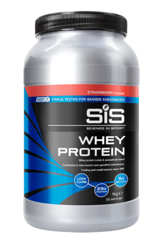 SiS Whey Protein 1kg – Strawberry NOW AU$33.50 SAVE 33%