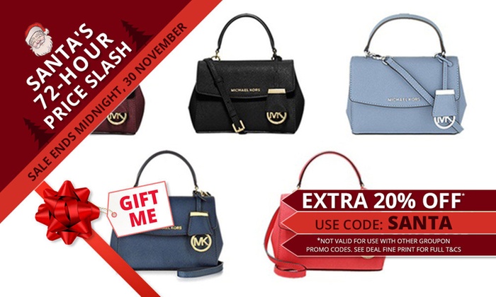 $161 for a Michael Kors Extra-Small Saffiano Leather Crossbody Bag