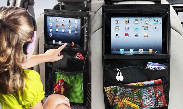 Universal Car Backseat Storage Bag for iPad or Tablet: One ($9.95) or Two ($16)