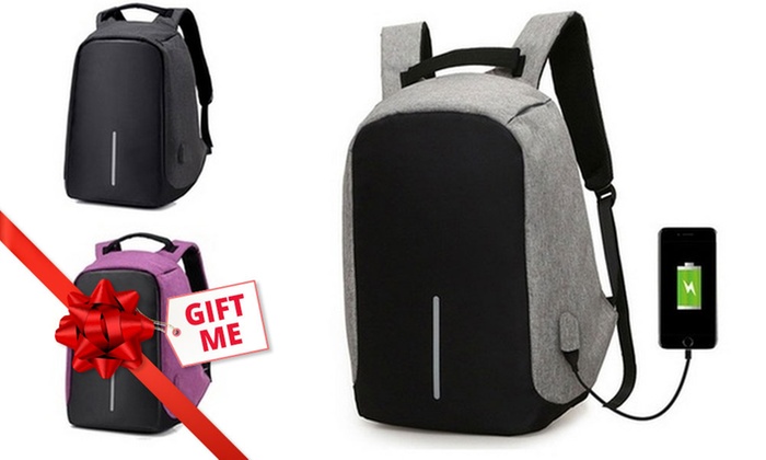 Milano Anti-Theft Backpack with USB Charging Port ($29.95) with Power Bank ($39.95) (Don’t Pay up to $129.95)