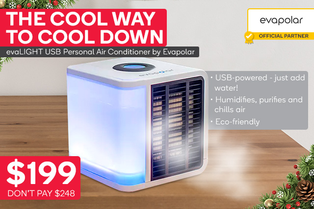 NEW USB Personal Air Conditioners by Evapolar | evaLIGHT USB Personal Air Conditioner by Evapolar ONLY $199 + Delivery (Don’t Pay $248)