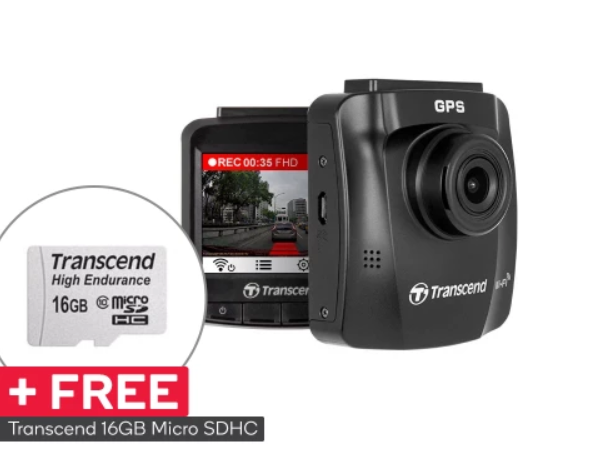 Transcend DrivePro 230 Dash Cam with Sony Exmor Sensor, GPS, Wi-Fi and FREE 16GB MLC Memory Card NOW $179 + Delivery (Was $299)