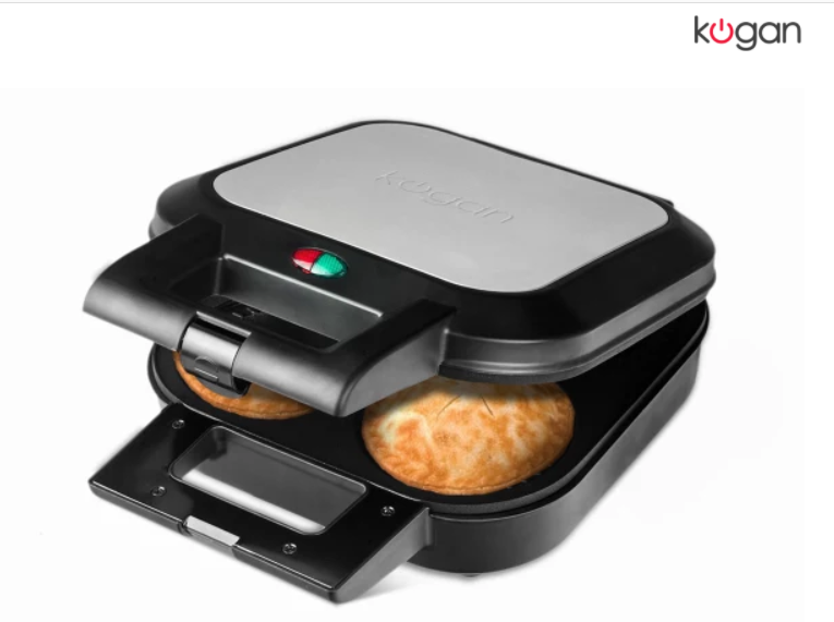 Save 43% on Kogan Deep Dish 4 Pie Maker NOW $39 + FREE SHIPPING (Was $69)