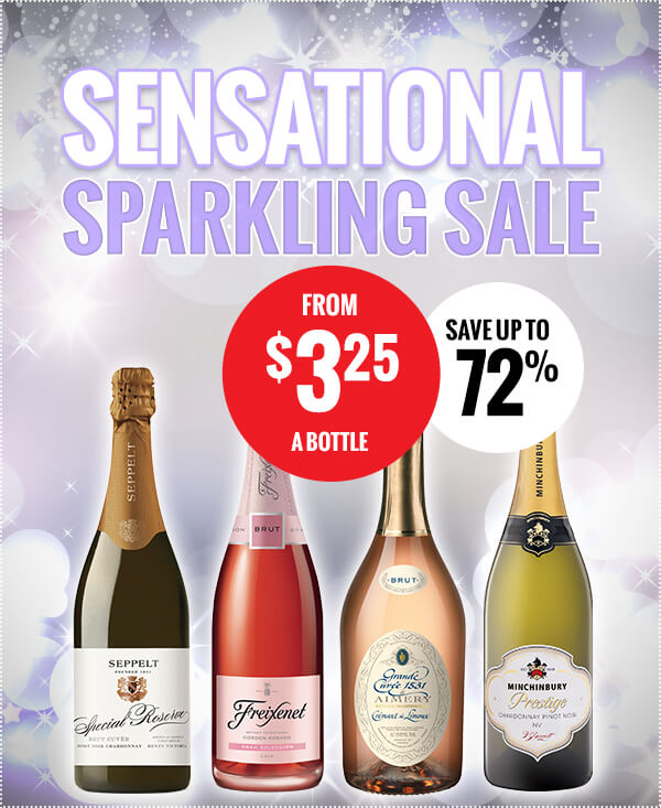 Celebrate with Sparkling!  FROM $3.25 a Bottle