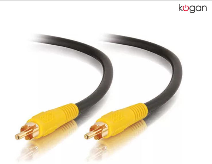 Save $15 on 1.8m Digital Coaxial RCA Cable NOW $5 + FREE SHIPPING (Was $20)