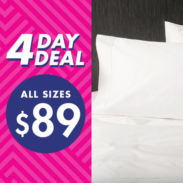 Sheraton 100% Cotton 1000TC Sheet Sets | Luxury Hotel Quality | All Sizes $89