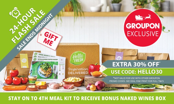 HelloFresh: First or First Two Weeks Delivered Meal Kits from $19.90 (Up to 69% Off) – New Customers Only