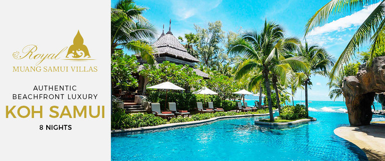 Five-Star Beachfront Luxury – Koh Samui $1,998