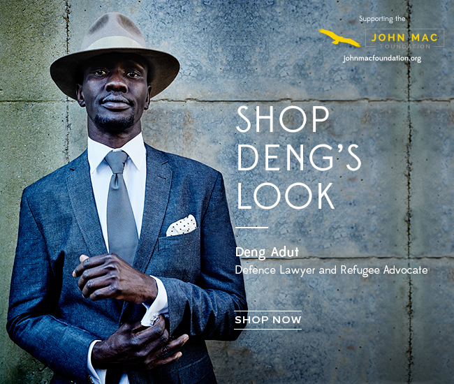 Shop Deng Adut’s Look | For Sophisticated Cool FROM $30