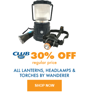 4 day SALE on now | Wanderer Torches and Headlamps FROM  $13.99 each