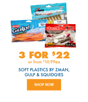 4 day SALE on now | Soft Plastics FROM $10.99