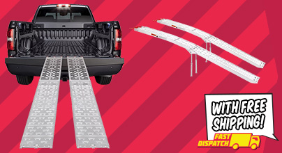 Save $100 on Certa 2 Pack Aluminium Folding Loading Ramp NOW $169 + FREE SHIPPING (Was $269)