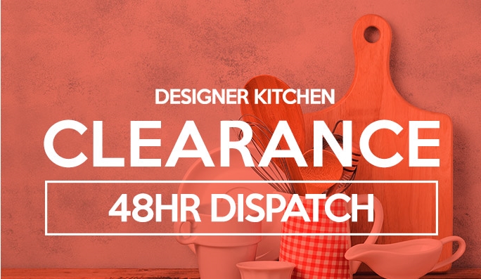 Designer Kitchen Clearance FROM $5