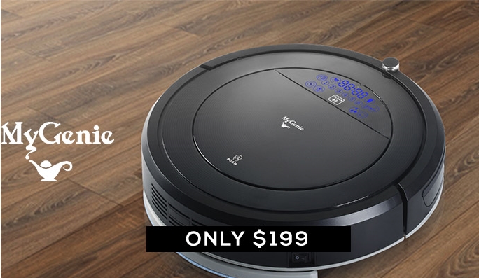 My Genie Zx 1000 Intelligent Robotic Vacuum NOW $199.00