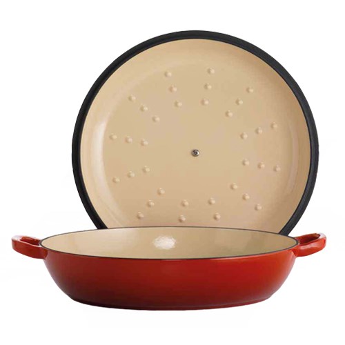 Cook for yourself or more | Baccarat Le Connoisseur 31cm Round French Saute Pan Red ONLY $139.99 (RRP $279.99)