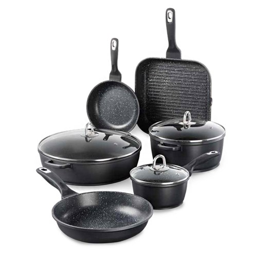 Shop Boxing Day NOW! Baccarat Granite Cookware Set 6 Piece NOW $299.99 (RRP $859.99)