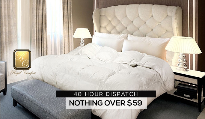 Royal Comfort Goose Quilts & Toppers NOTHING OVER $59