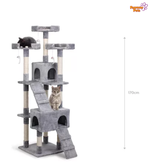 0% Interest – Get It NOW, Pay After Christmas! Pawever Pets Cat Scratching Post Tree (Large) ONLY $79 + FREE SHIPPING (Was $119)