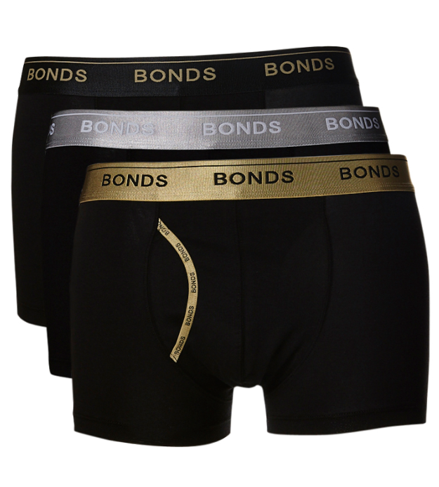 Sale now 30% off!! Christmas goes next level! BONDS 3 Pack Guy Front Mens Trunk $49.95