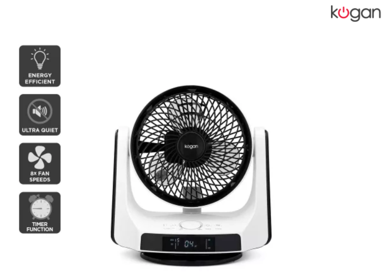 Kogan DC Motor Circulator Small Fan ONLY $79 + FREE SHIPPING (Was $129)