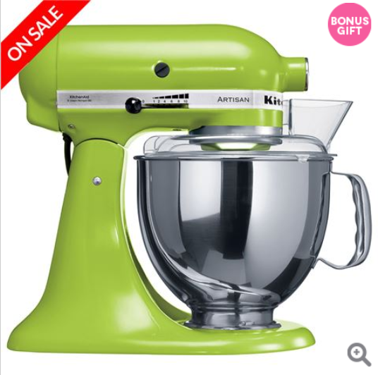 KitchenAid Artisan KSM150 Apple Green Mixer ONLY $619.00  (RRP:$849.00)