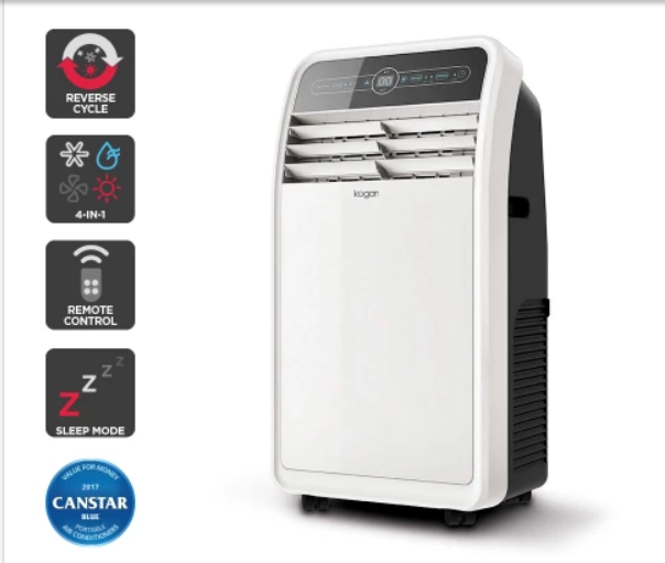 Don’t Suffer through EXTREME Heat – Up to $300 Off Air Cons! Kogan 14,000 BTU Portable Air Conditioner NOW $499 + Delivery (Was $799)