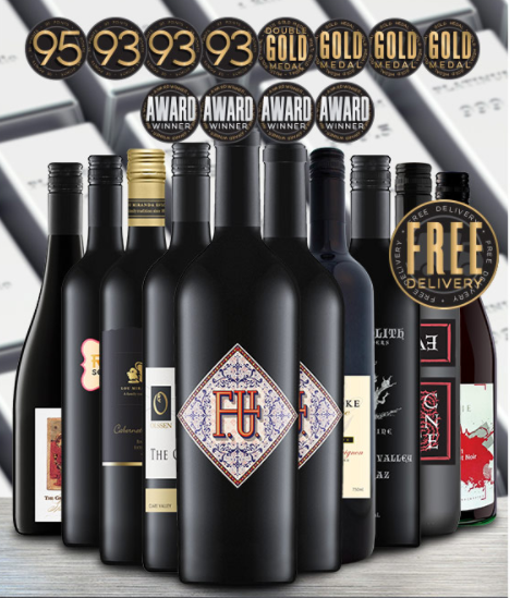 RARE 2010 & 2014 FU Barossa Shiraz Mixed Doz. Don’t Pay $1200+ Today $199 Delivered. 83% Off.